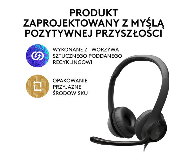 Logitech H390 czarny - 71783 - zdjęcie 12